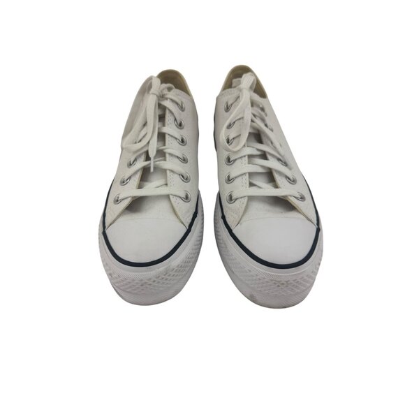Converse Chuck Taylor All Star Lift Platform Canvas Sneakers White Size 8 Womens - Picture 4 of 13